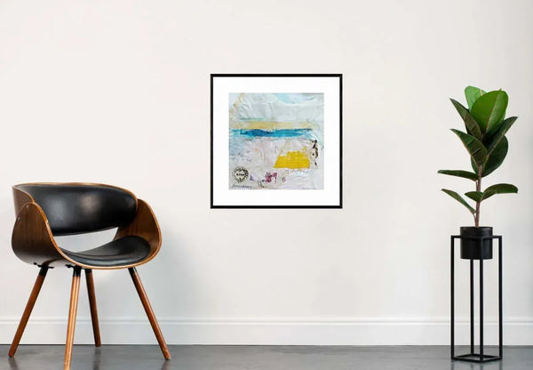 Lettera al mare - Original Italian Collage - Fondazione Gottarelli Italian Art