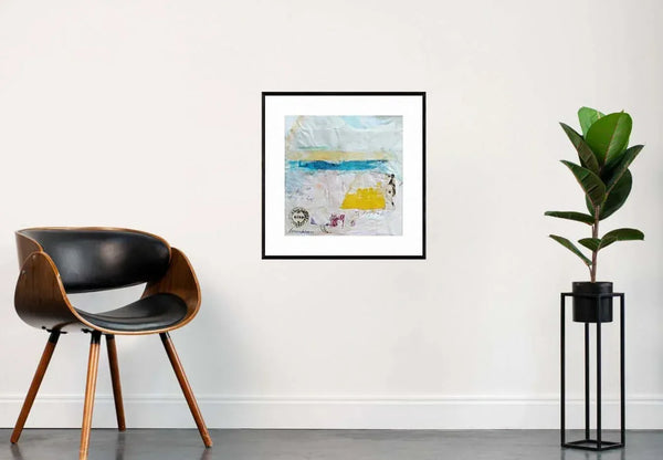 Lettera al mare - Original Italian Collage - Fondazione Gottarelli Italian Art