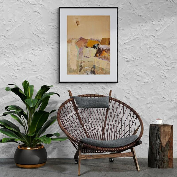 Luna a ponente - Original Italian Collage - Fondazione Gottarelli Italian Art