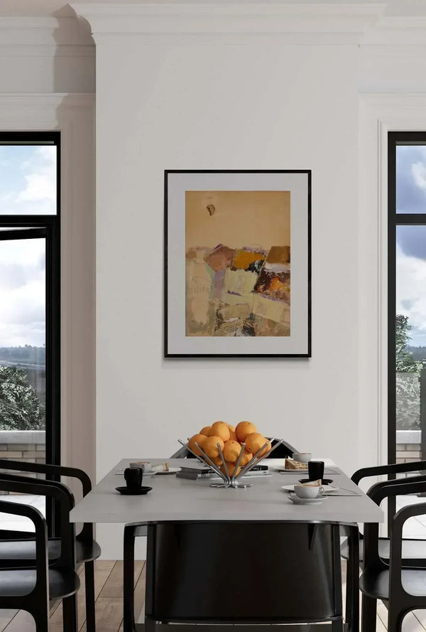 Luna a ponente - Original Italian Collage - Fondazione Gottarelli Italian Art