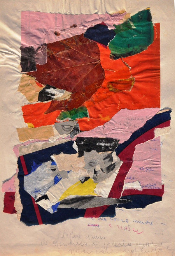 Nel luogo e nel tempo - Vista dell'opera d'arte senza cornice, certificazione inclusa.