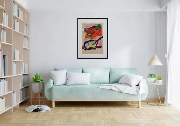 Nel luogo e nel tempo - Original Italian Collage - Fondazione Gottarelli Italian Art