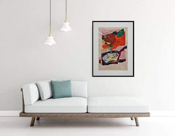 Nel luogo e nel tempo - Original Italian Collage - Fondazione Gottarelli Italian Art