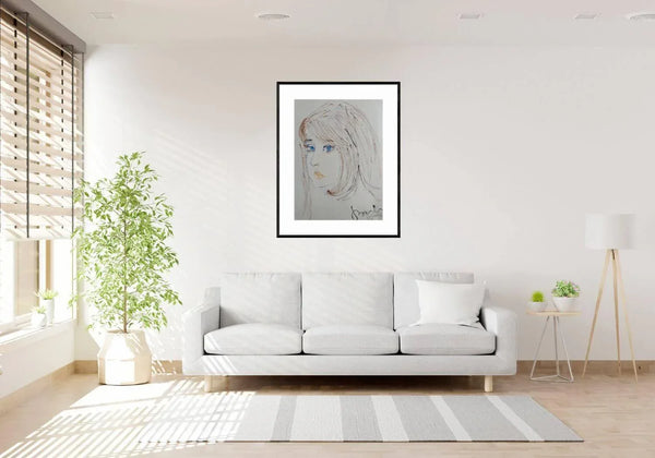 Occhi turchini - Original Italian Portrait - Fondazione Gottarelli Italian Art