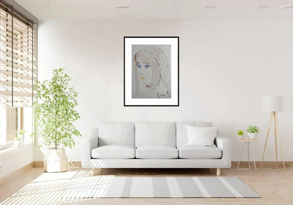 Occhi turchini - Original Italian Portrait - Fondazione Gottarelli Italian Art