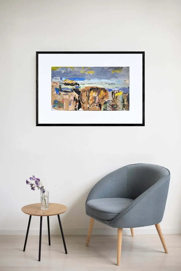 Paesaggio a collage - Original Italian Collage - Fondazione Gottarelli Italian Art