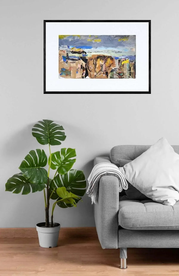 Paesaggio a collage - Original Italian Collage - Fondazione Gottarelli Italian Art