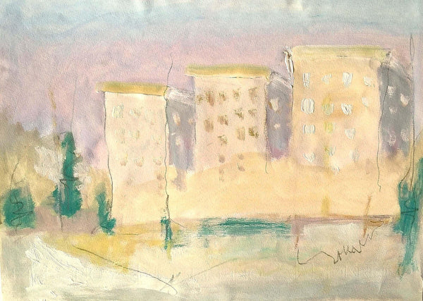 Palazzi di periferia – Original Urban Artwork - Fondazione Gottarelli Italian Art