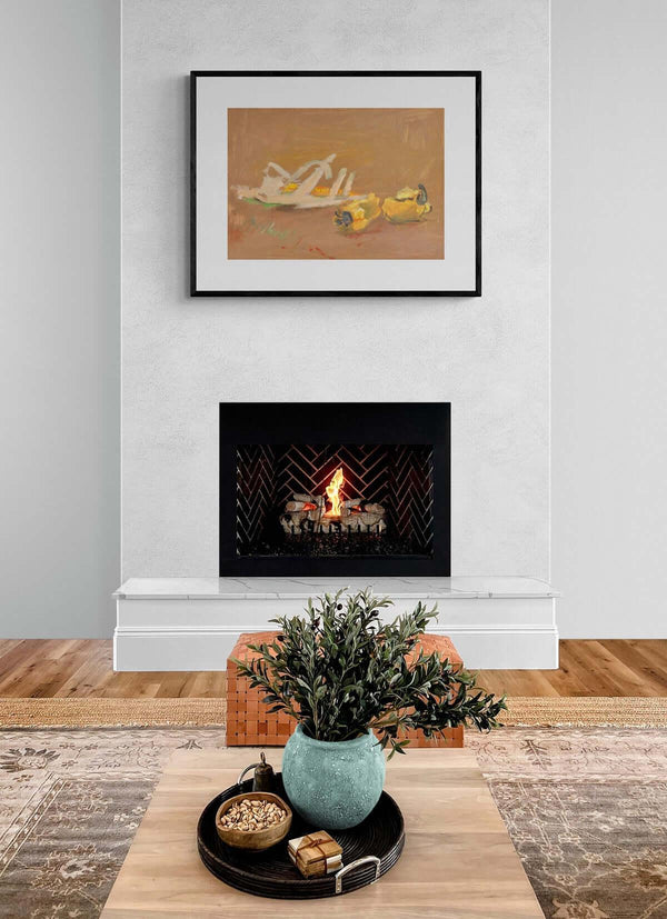 Pannocchia e peperoni - Original Italian Still Life - Fondazione Gottarelli Italian Art