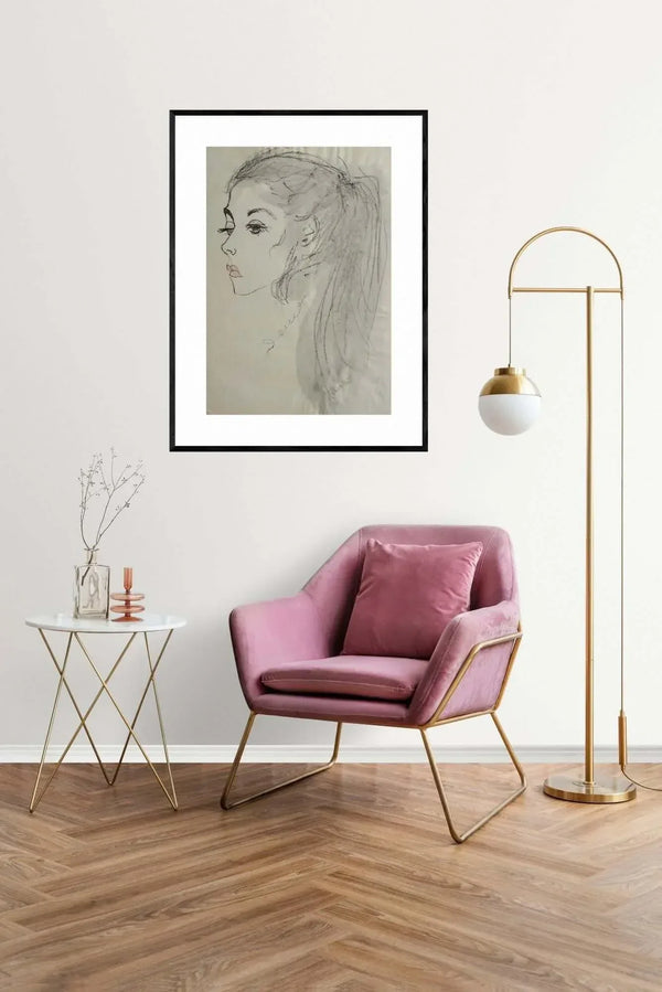 Per pochi istanti - Original Italian Portrait - Fondazione Gottarelli Italian Art