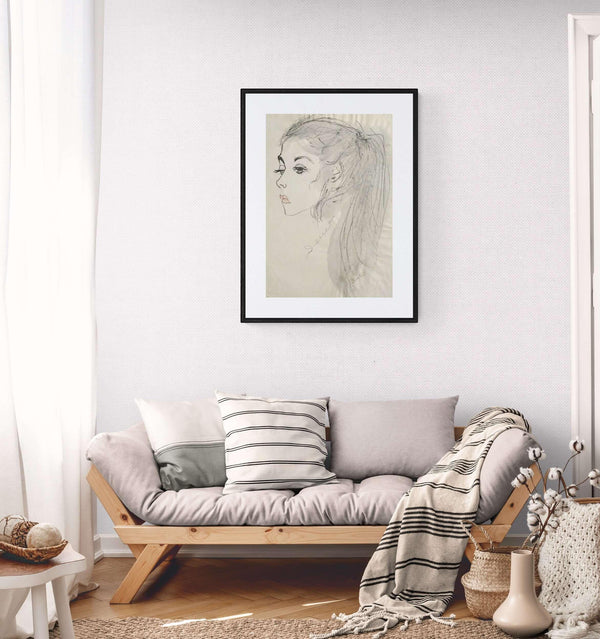 Per pochi istanti - Original Italian Portrait - Fondazione Gottarelli Italian Art