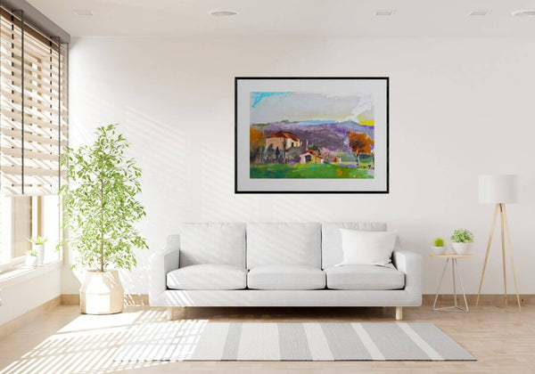 Per riposare e sognare - Opera d'arte in contesto abitativo per idee di decorazione