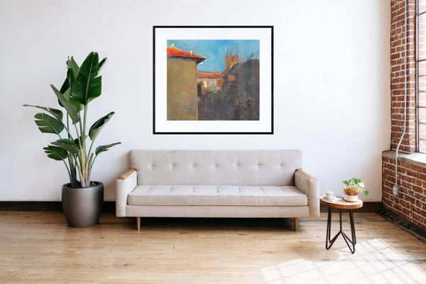 Poesia delle case - Original Italian Landscape - Fondazione Gottarelli Italian Art