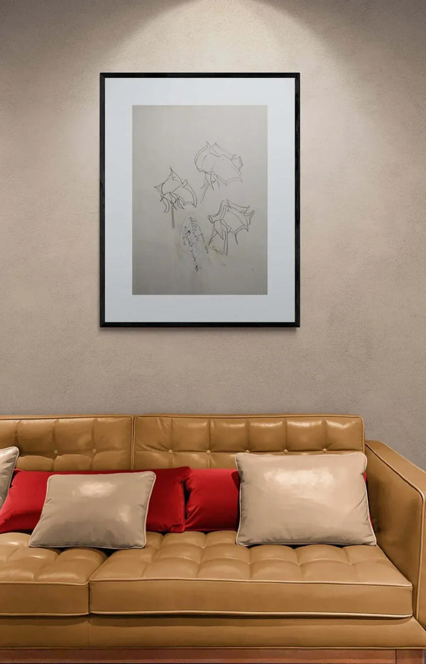 Poesia delle rose - Original Italian Drawing - Fondazione Gottarelli Italian Art