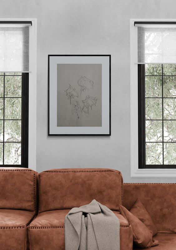 Poesia delle rose - Original Italian Drawing - Fondazione Gottarelli Italian Art