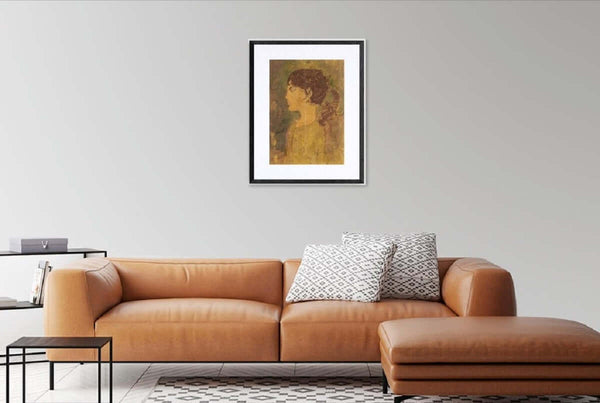 Puro e semplice volto - Ritratto di volto femminile con tratti delicati e tonalità tenui su sfondo neutro.