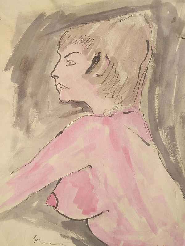 Realtà in poesia - Vista dell'opera d'arte senza cornice, certificazione inclusa.