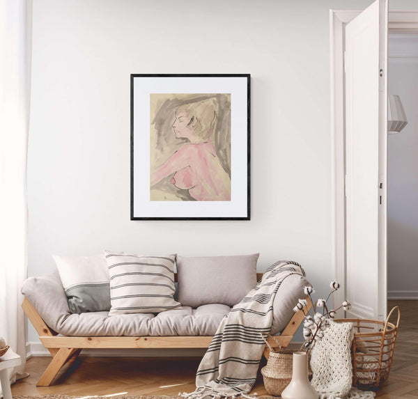 Realtà in poesia - Original Italian Female Portrait - Fondazione Gottarelli Italian Art