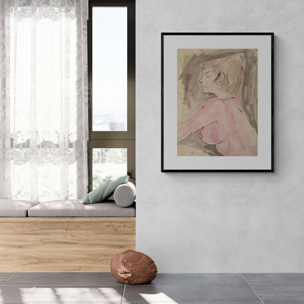 Realtà in poesia - Esempio di come il dipinto originale si integra nell'ambiente domestico.