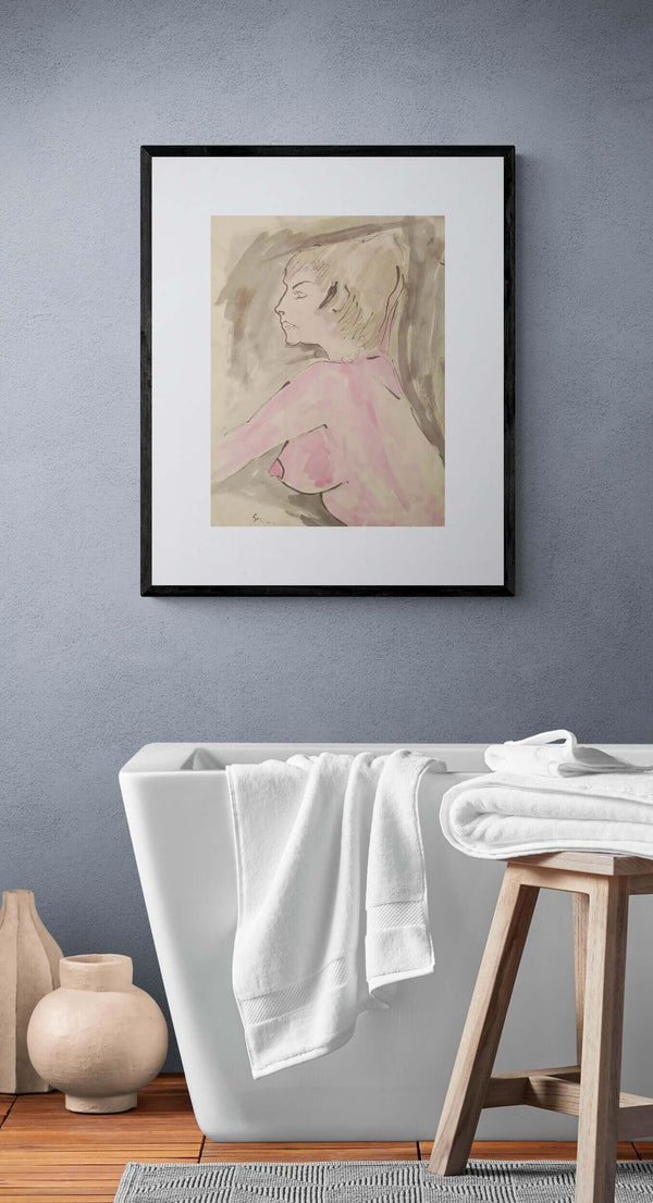 Realtà in poesia - Original Italian Female Portrait - Fondazione Gottarelli Italian Art