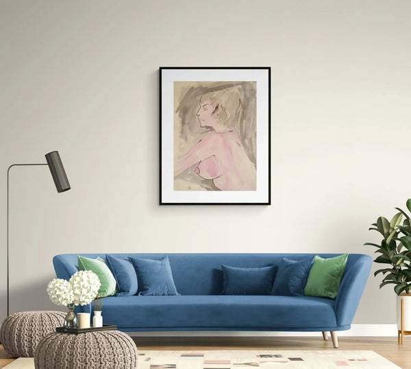 Realtà in poesia - Original Italian Female Portrait - Fondazione Gottarelli Italian Art