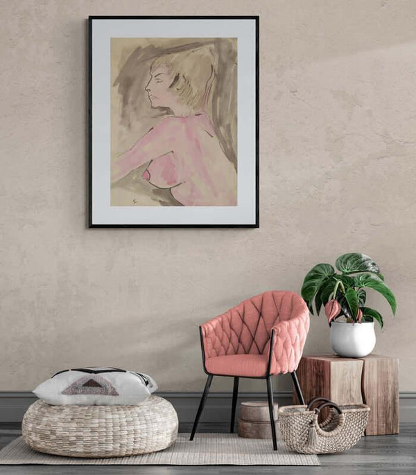 Realtà in poesia - Original Italian Female Portrait - Fondazione Gottarelli Italian Art