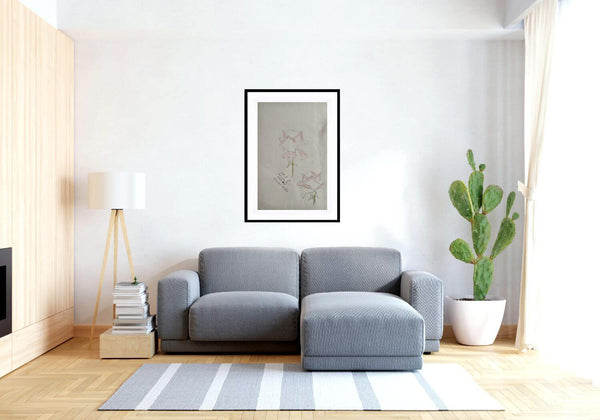 Rose aperte - Original Italian Drawing - Fondazione Gottarelli Italian Art