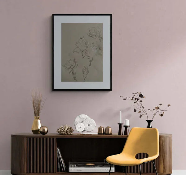 Rose nel tempo - Original Italian Drawing - Fondazione Gottarelli Italian Art