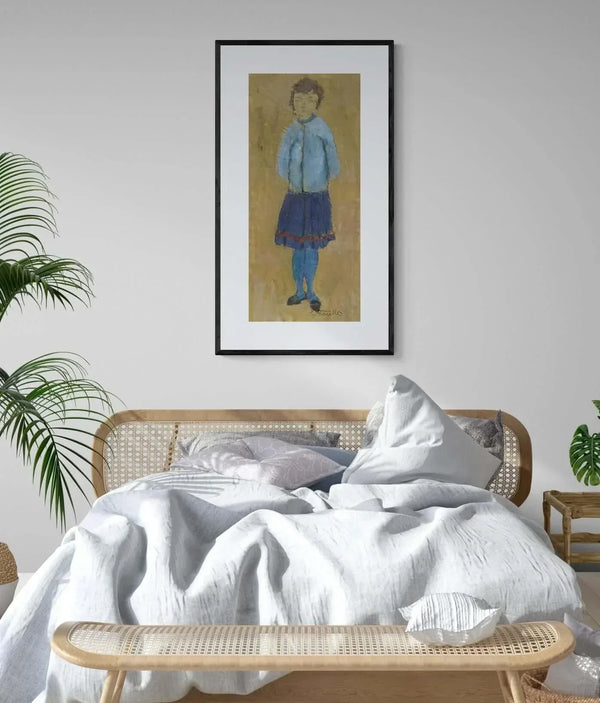 Sfumature di blu - Original Italian Portrait - Fondazione Gottarelli Italian Art