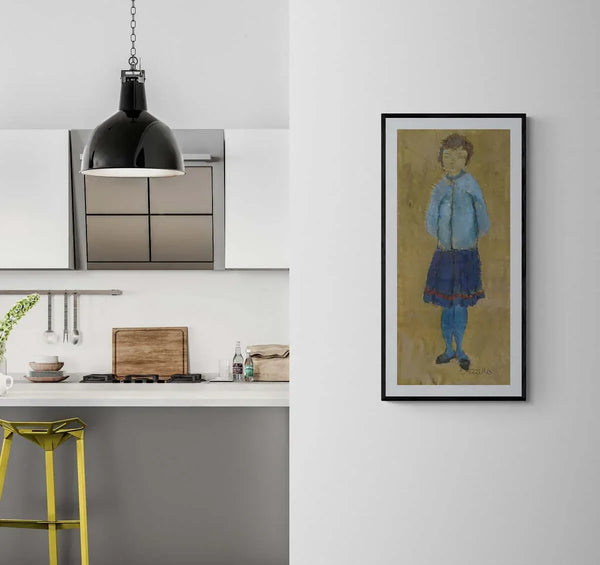 Sfumature di blu - Original Italian Portrait - Fondazione Gottarelli Italian Art