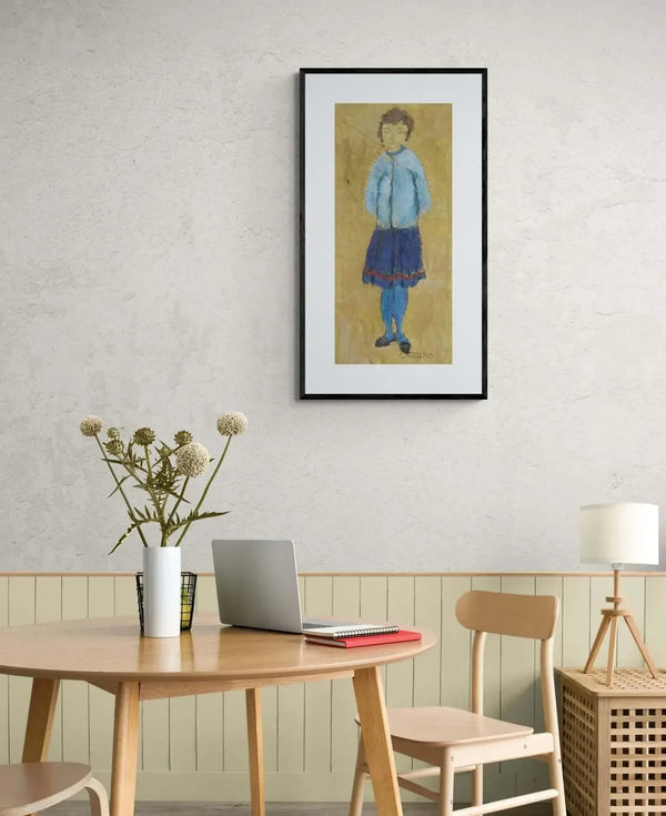 Sfumature di blu - Original Italian Portrait - Fondazione Gottarelli Italian Art