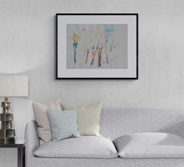Solo colore - Original Italian Drawing - Fondazione Gottarelli Italian Art