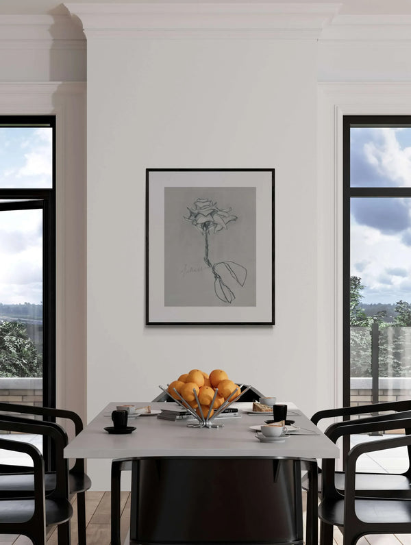 Solo una rosa - Original Italian Drawing - Fondazione Gottarelli Italian Art