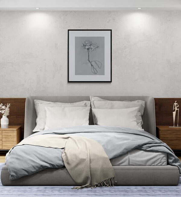 Solo una rosa - Original Italian Drawing - Fondazione Gottarelli Italian Art