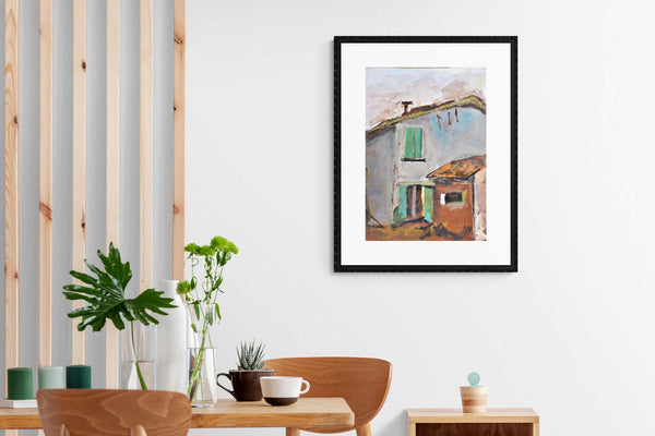 Soltanto nostalgia - Esempio di come il dipinto si integra nell'ambiente domestico