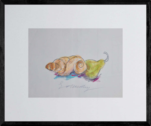 Stare insieme - Opera d'arte originale tempera e matita su carta Tonino Gottarelli, 24 x33 cm (9,4x12,9 in)