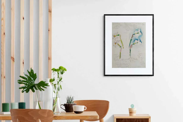 Stelo e corolla - Original Italian Drawing - Fondazione Gottarelli Italian Art