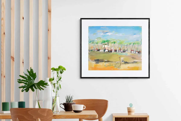 Sulla riva del fiume - Original Italian Landscape - Fondazione Gottarelli Italian Art