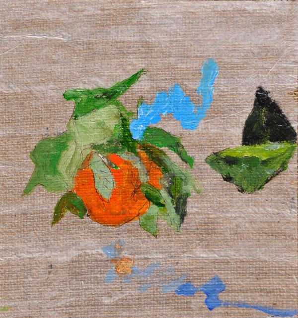 Un arancio nel suo mistero - Original Italian Still Life - Fondazione Gottarelli Italian Art