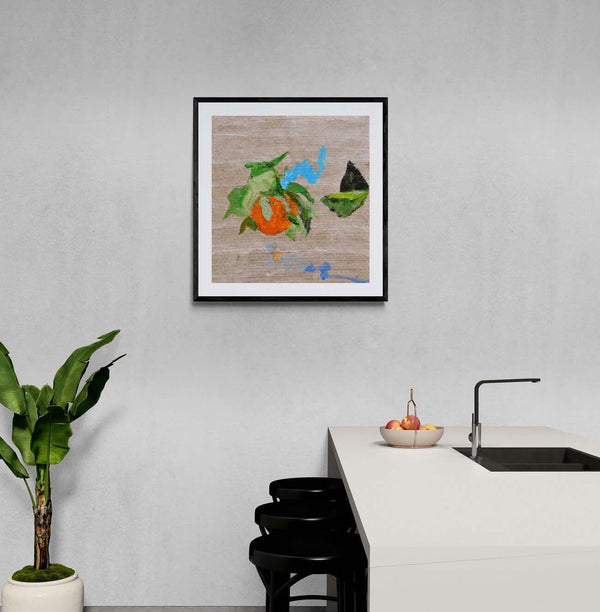 Un arancio nel suo mistero - Original Italian Still Life - Fondazione Gottarelli Italian Art