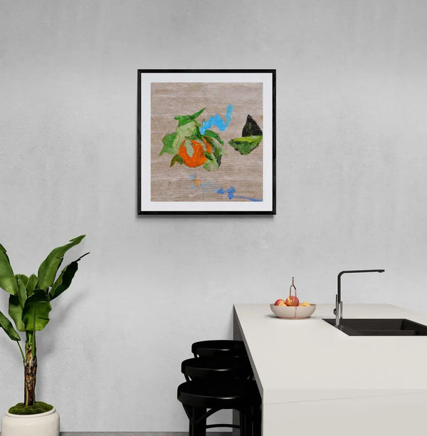 Un arancio nel suo mistero - Original Italian Still Life - Fondazione Gottarelli Italian Art