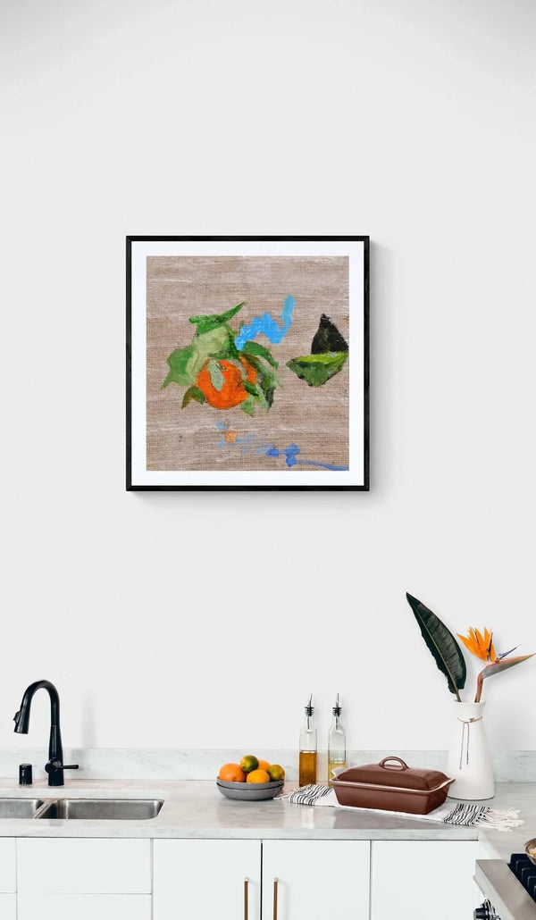 Un arancio nel suo mistero - Original Italian Still Life - Fondazione Gottarelli Italian Art