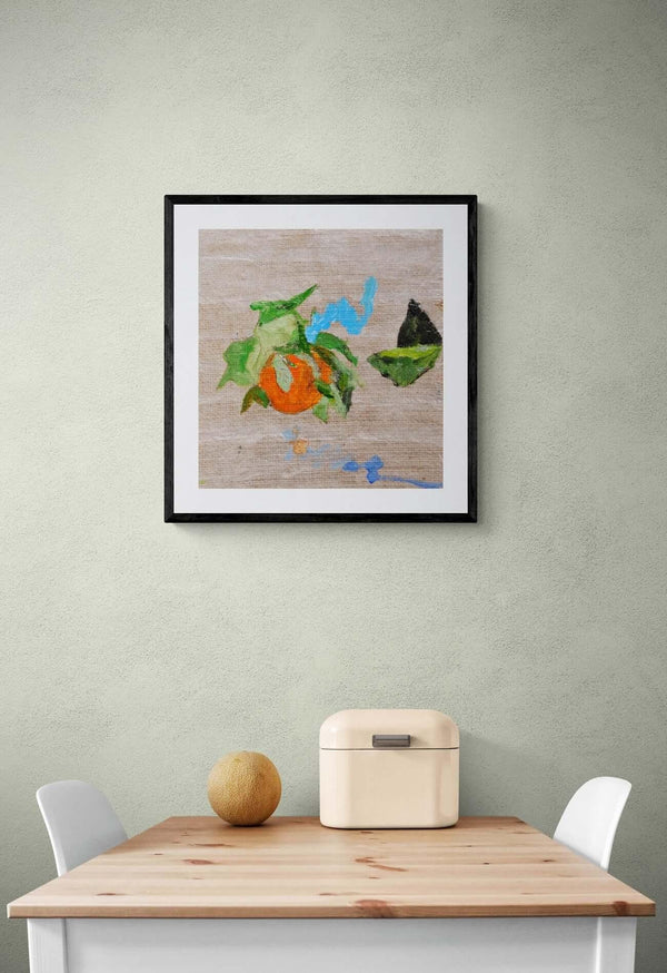 Un arancio nel suo mistero - Original Italian Still Life - Fondazione Gottarelli Italian Art