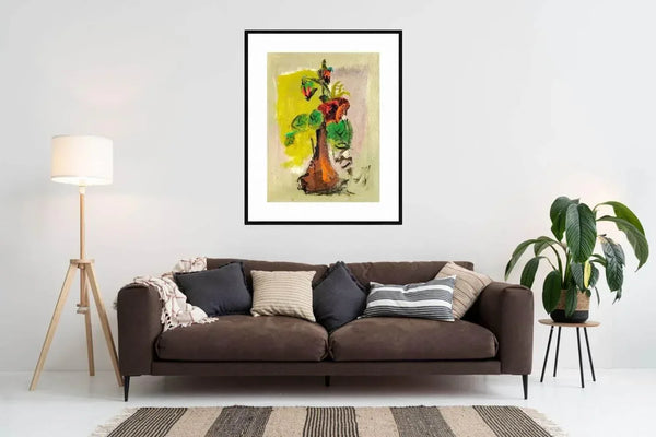 Un cespuglio di rose - Original Italian Floral - Fondazione Gottarelli Italian Art