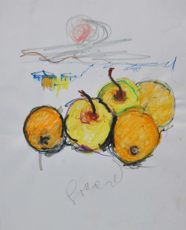 Un paese irreale - Original Italian Drawing - Fondazione Gottarelli Italian Art