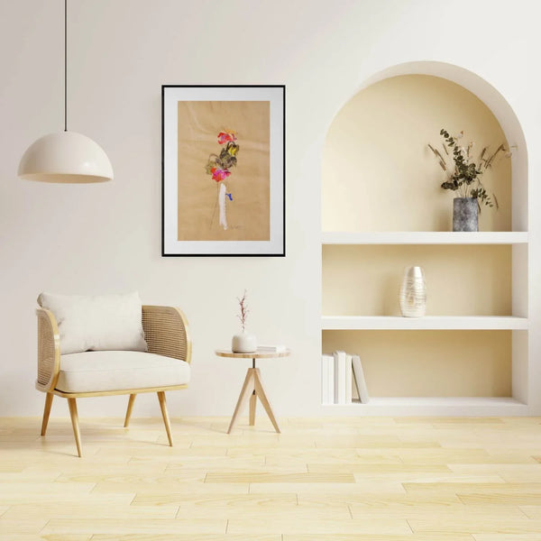 Vaso tutto bianco - Original Italian Floral Painting - Fondazione Gottarelli Italian Art