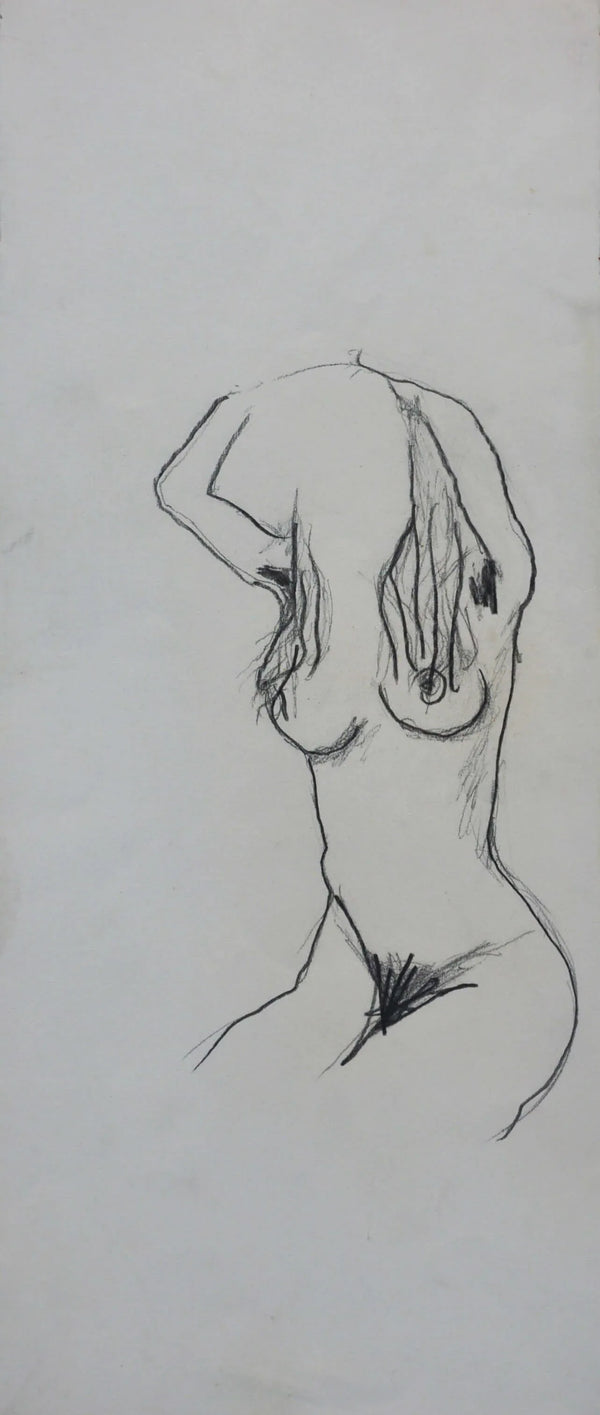 Verso l'alto - Original Italian Female Portrait - Fondazione Gottarelli Italian Art