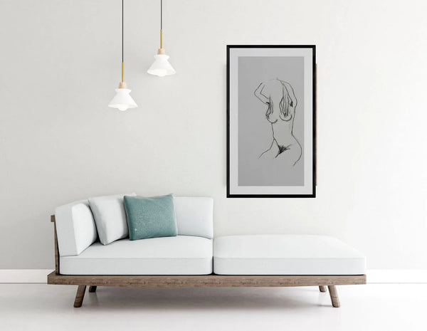 Verso l'alto - Original Italian Female Portrait - Fondazione Gottarelli Italian Art