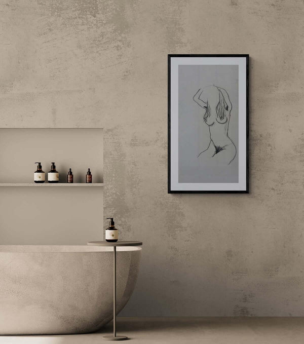 Verso l'alto - Original Italian Female Portrait - Fondazione Gottarelli Italian Art