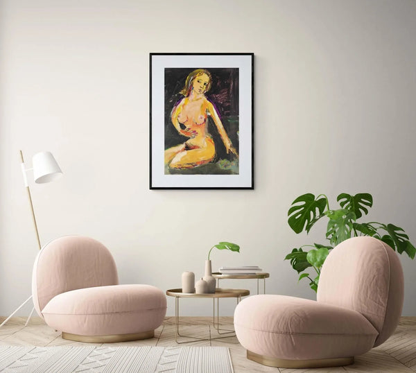 Vestita di poesia - Original Poetic Portrait - Fondazione Gottarelli Italian Art